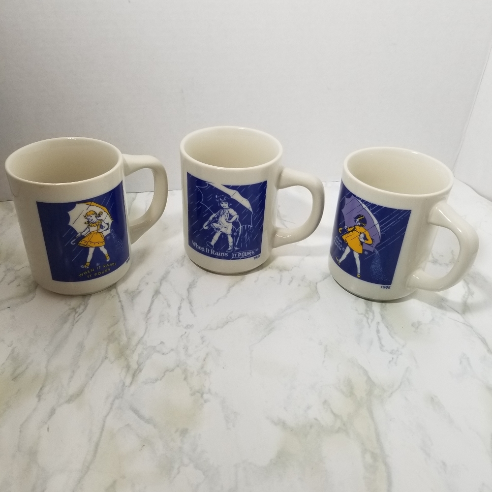 Morton Salt when it rains it pours mug